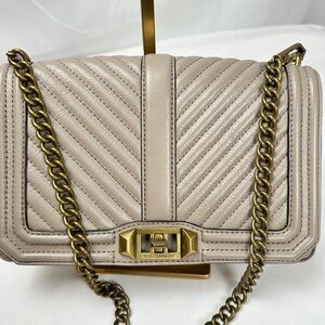 Rebecca Minkoff Purse - Chevron Quilted Love Crossbody Bag